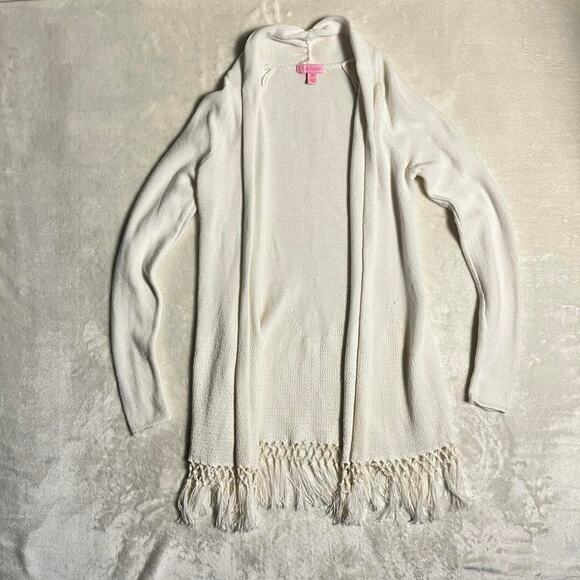 Lilly Pulitzer Jennilee Crotchet Lace Dress & Tatum Fringe Cardigan Size XS BOTH - Picture 11 of 15